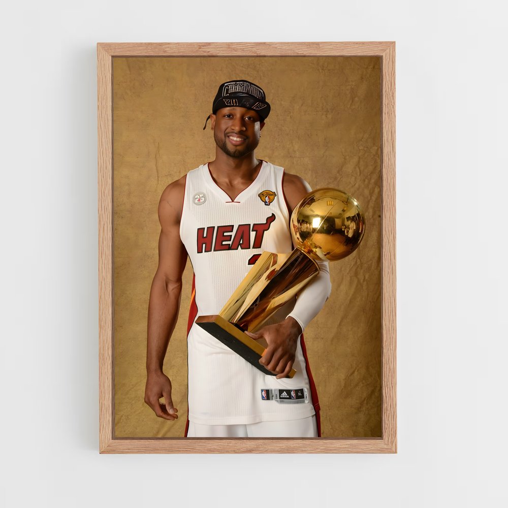 Poster Champion Dwyane – affiche Basketball (vue 4)